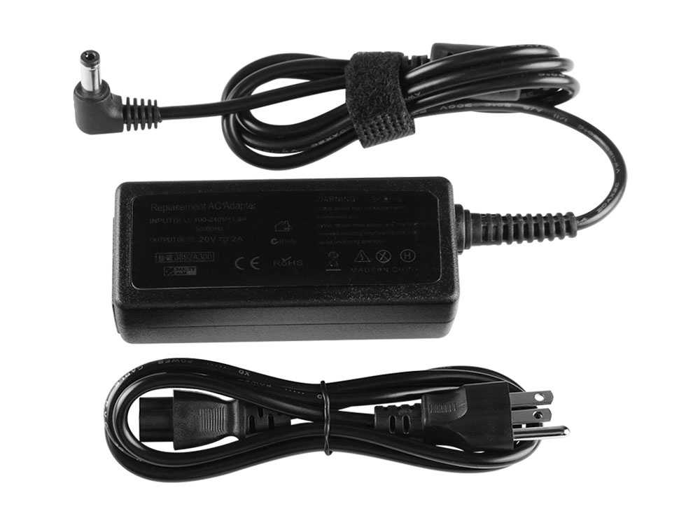 (image for) 40W Laptop Charger Compatible With X430-057XBY X430-L335 AC Adapter + Power Cord